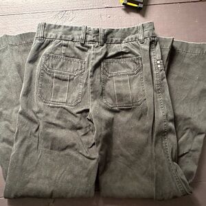 low cut wide leg JCrew size 2 vintage ytk black pants